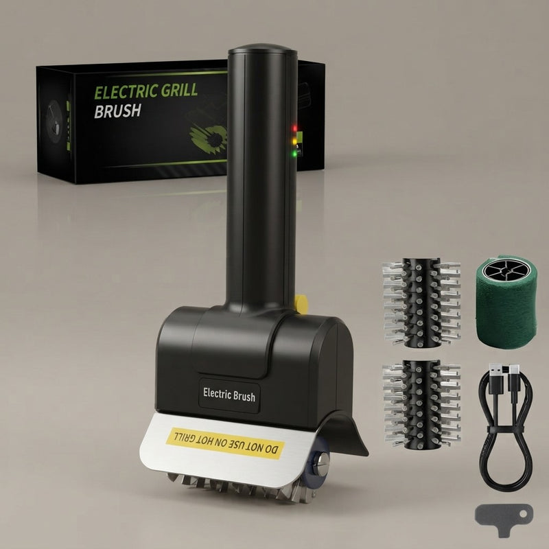 Electric Barbecue Grill Cleaning Brush